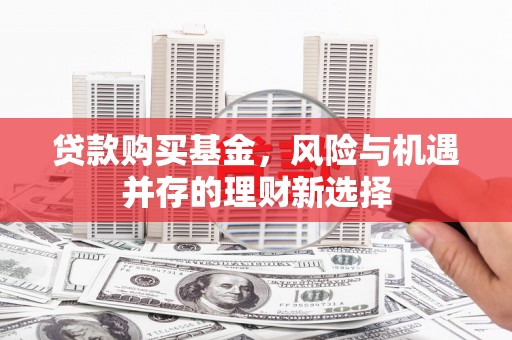 金堂贷款购买基金，风险与机遇并存的理财新选择