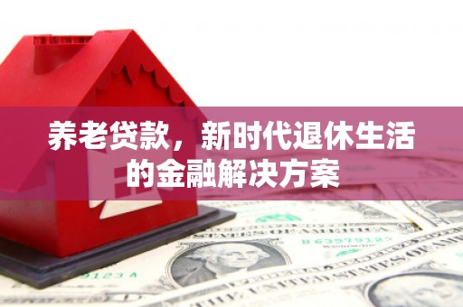金堂养老贷款，新时代退休生活的金融解决方案